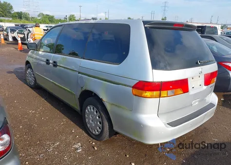 2002 Honda Odyssey Lx from USA, damaged, VIN 5FNRL18572B050015
